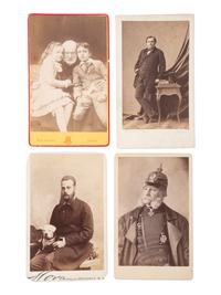 [EARLY PHOTOGRAPHY]. Extensive collection of international CDVs, many featuring royalty.