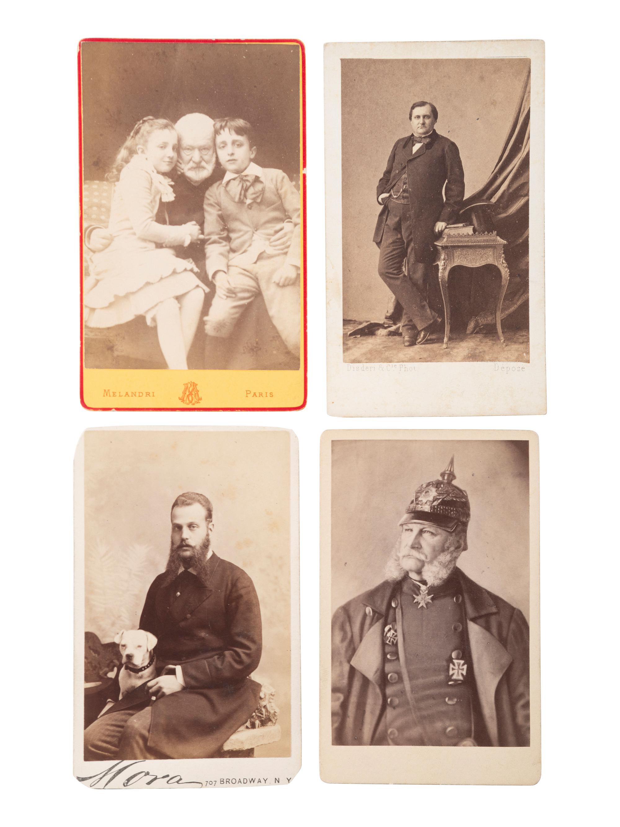 [EARLY PHOTOGRAPHY]. Extensive collection of international CDVs, many featuring royalty.