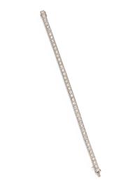 PLATINUM AND DIAMOND BRACELET