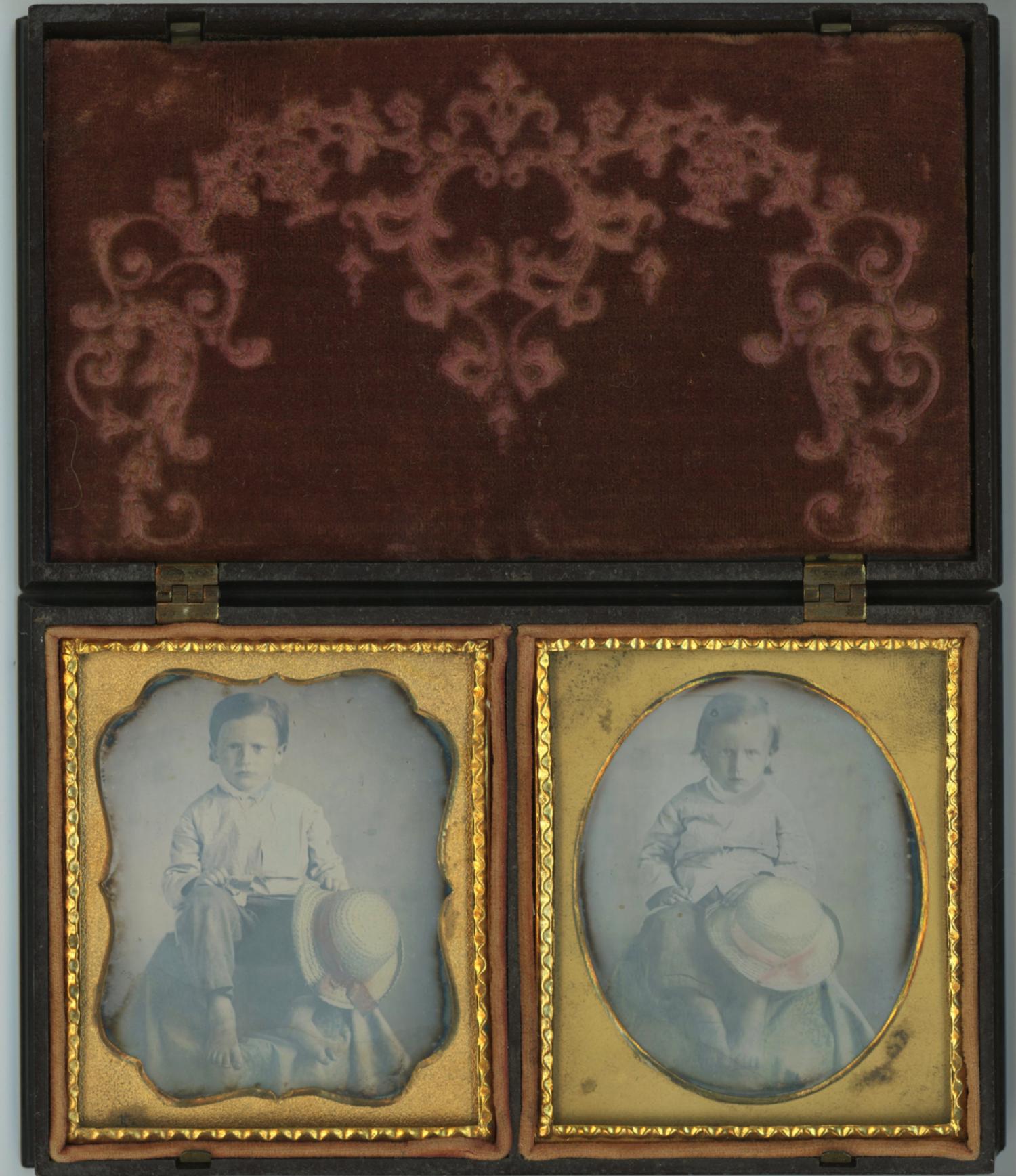 [Daguerreotype] Bare Foot Boys