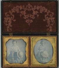 [Daguerreotype] Bare Foot Boys