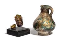 Two Islamic Glass Vessels