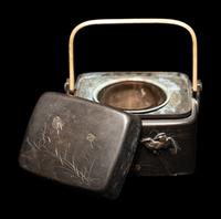 Three Japanese Mixed Metal Articles