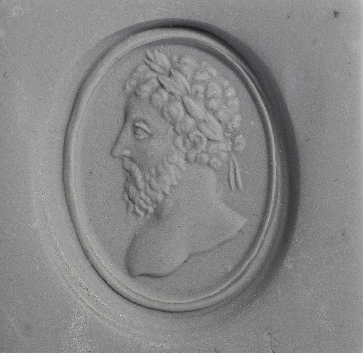 A Neoclassical Gold and Carnelian Finger Ring with the Roman Emperor Marcus Aurelius