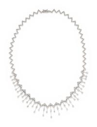 WHITE GOLD AND DIAMOND NECKLACE
