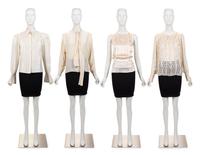 Four Designer Blouses: Two Chanel, Two Calvin Klein, 1980-90s