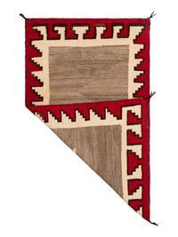 Navajo Western Reservation Double Saddle Blanket / Rug
