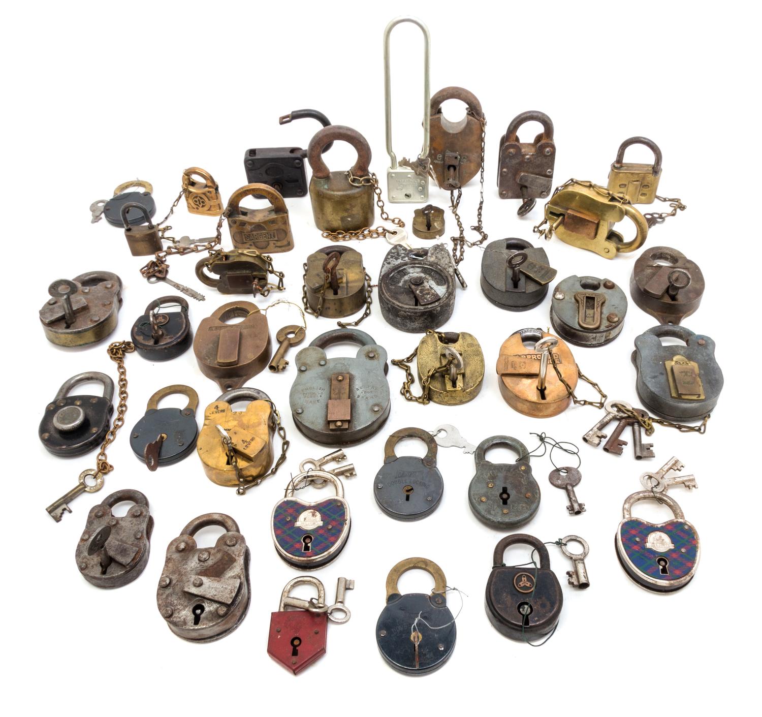 A Collection of Padlocks