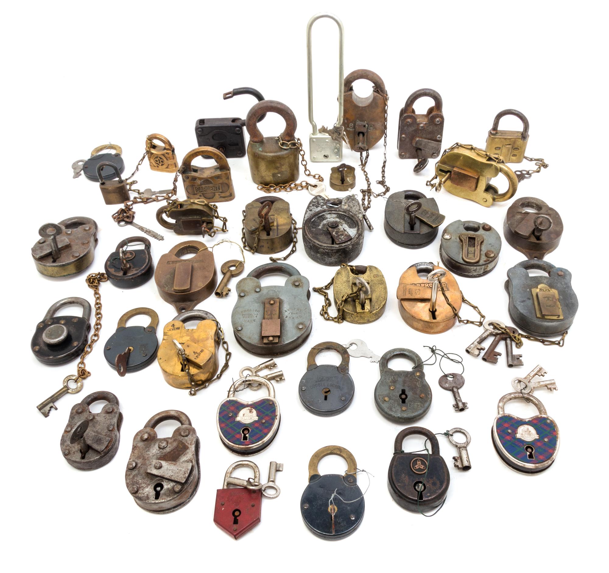 A Collection of Padlocks