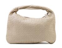 A Bottega Veneta Taupe Intrecciato Large Hobo Bag, 18" x 12" x 1.5"; Strap drop: 6".