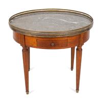 A Louis XV Style Marble-Top Low Table