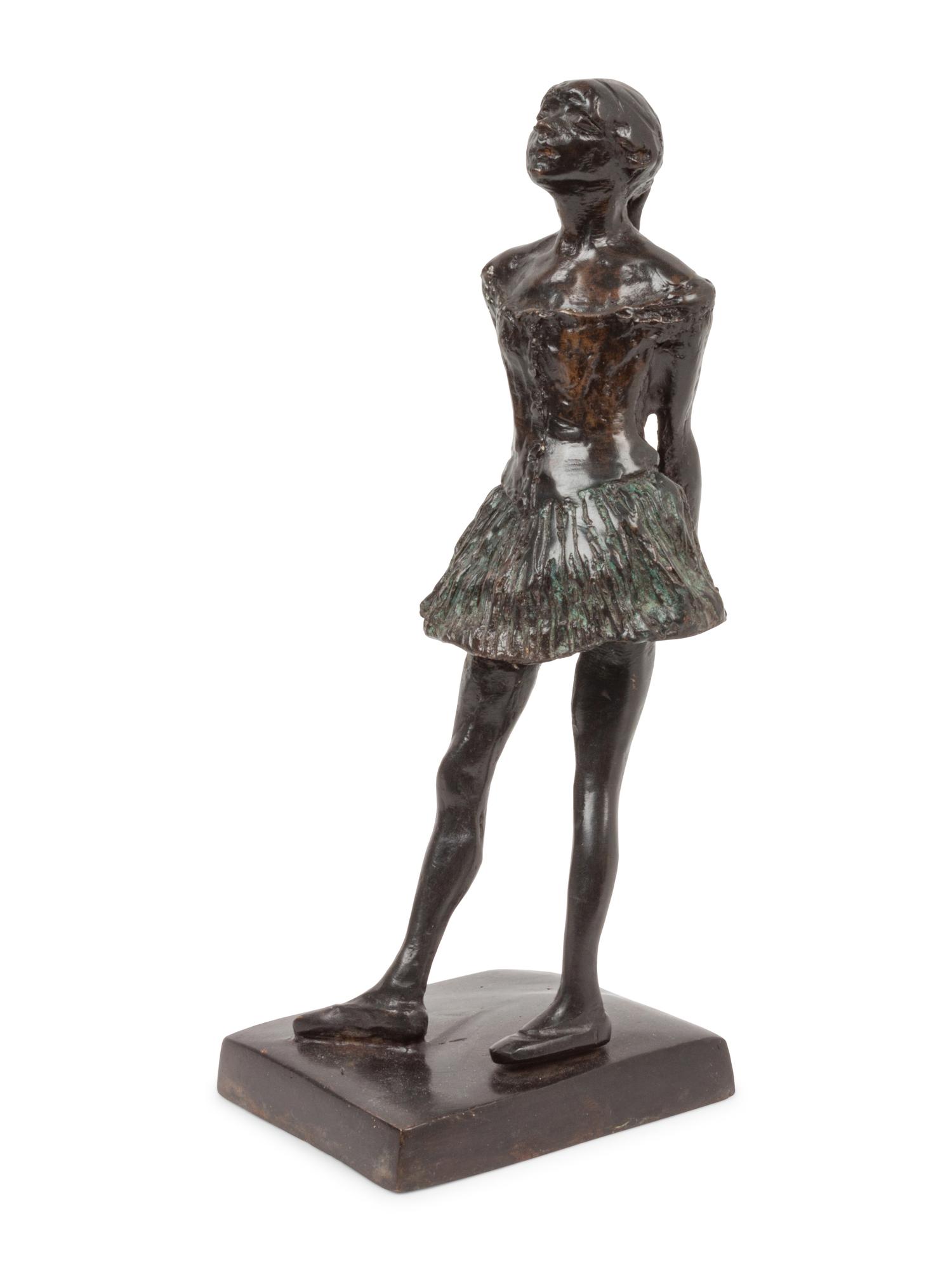 A Pair of Bronze Figures, One After Edgar Degas