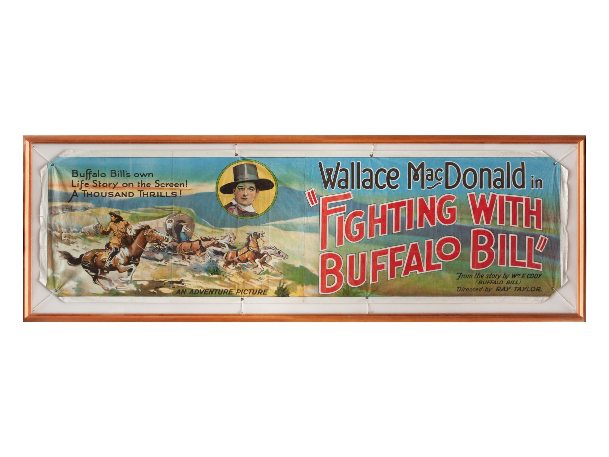 Wallace MacDonald in Fighting with Buffalo Bill Vintage Movie Poster