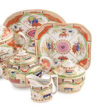 A Worcester Porcelain Bengal Tiger Service