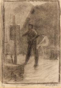 Artist with Model, c. 1927