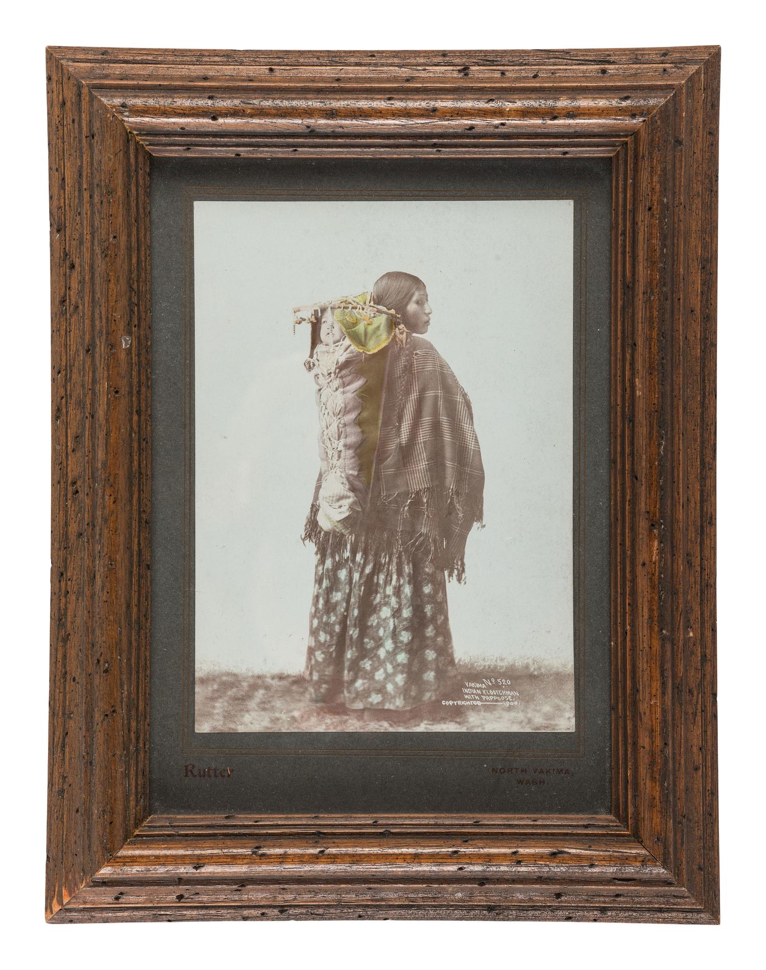 [NATIVE AMERICANS]. A group of 8 photographs of Native American subjects by FAWCETT and RUTTER.