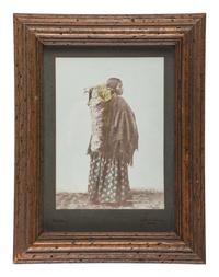 [NATIVE AMERICANS]. A group of 8 photographs of Native American subjects by FAWCETT and RUTTER.