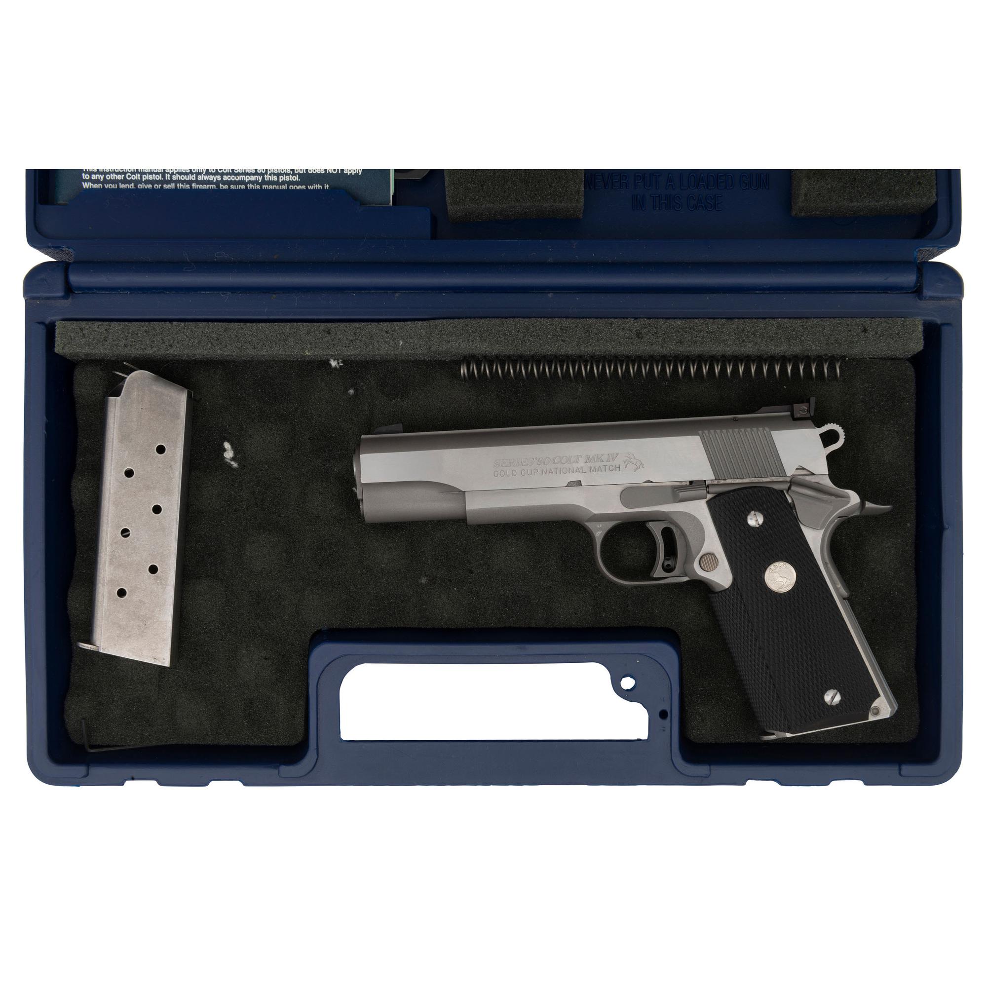*Colt Series '80 MK IV Gold Cup National Match in Box with Accessories