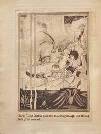 [Children's & Illustrated] [Beardsley, Aubrey] Malory, Thomas. The Birth Life and Acts of King Arthur of his Noble Knights of the Round Table their Marvellous Enquests and Adventures the Achieving of the San Greal and in the End Le Morte DArthur with the Dolourous Death and Departing Out of This World of Them All