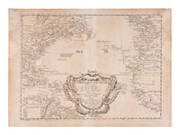 DUVAL, Pierre and Gérard JOLLAIN. L'Amérique françoise où son Décrites La France nouvelle ... Paris, ca 1665.