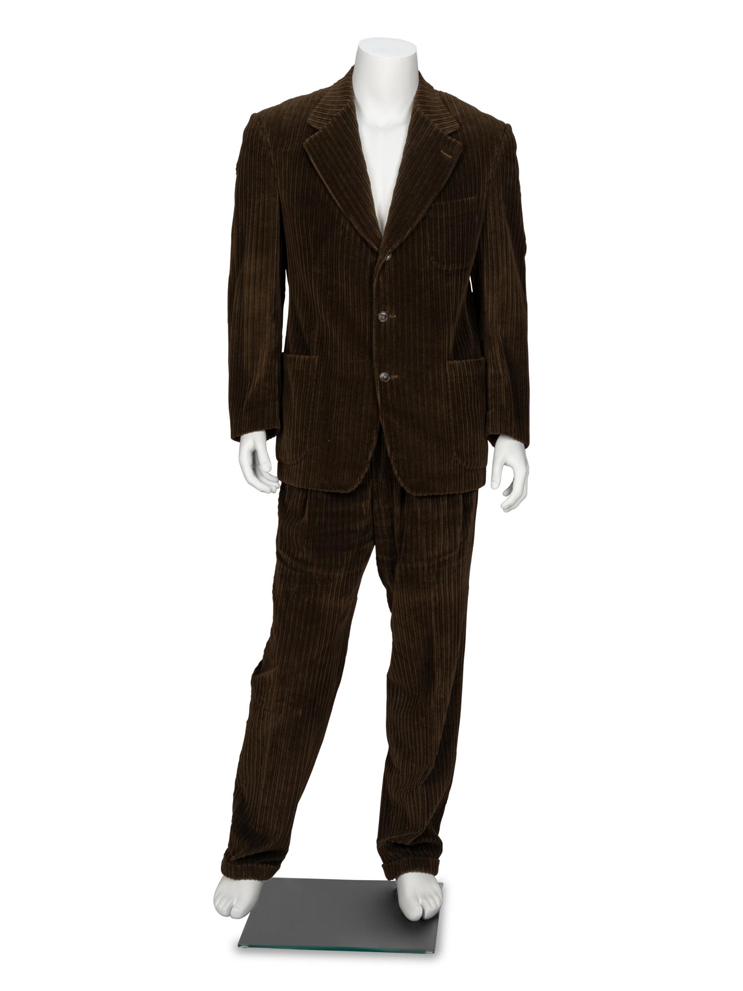 Valentino, Olive Corduroy Suit