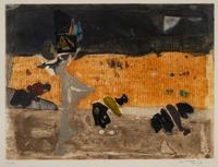 Lutte 11 and Moisson ( Pair of Works), 1965-1966