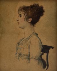 A Pair of Portrait Miniatures by Patty Hodgkins