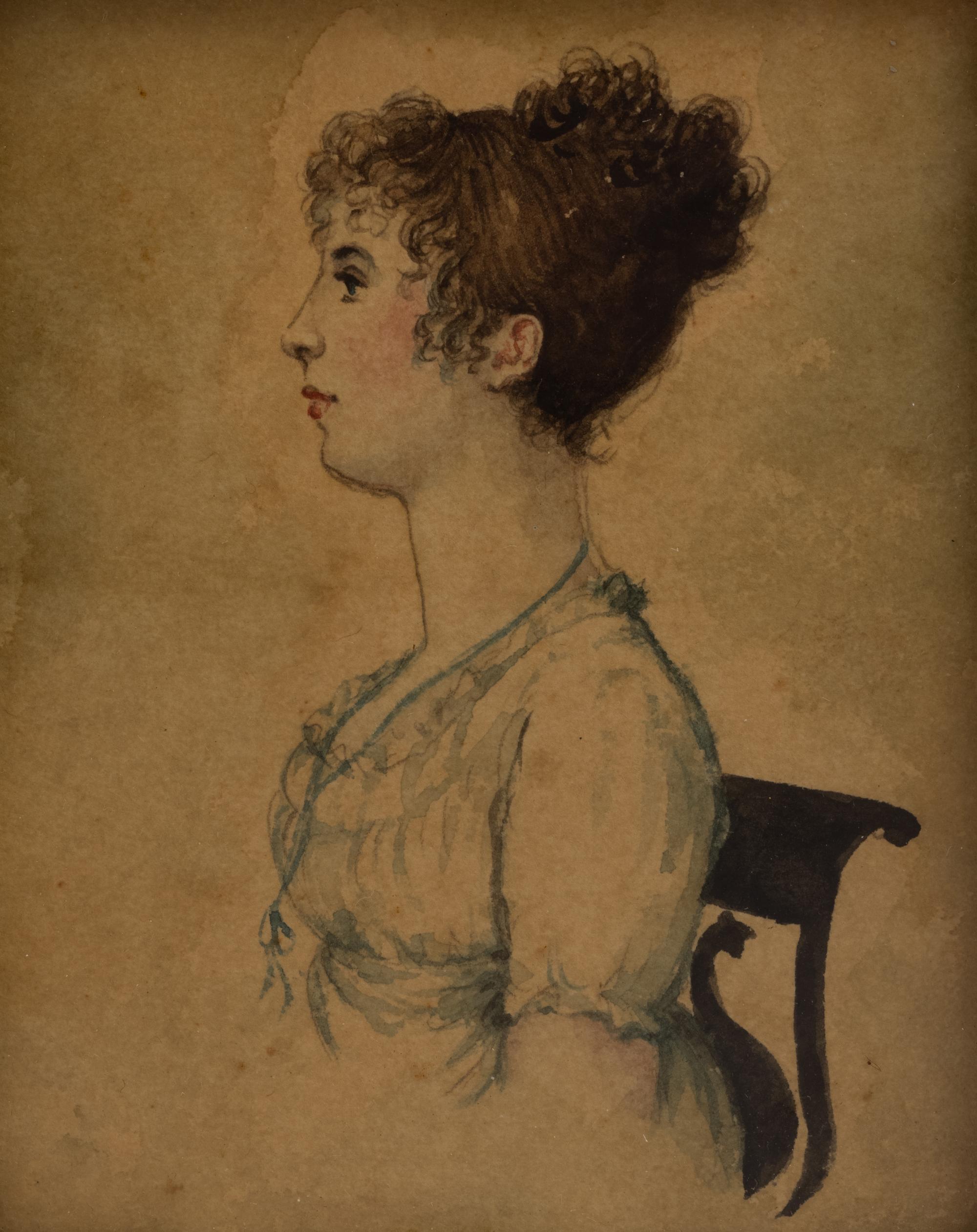 A Pair of Portrait Miniatures by Patty Hodgkins