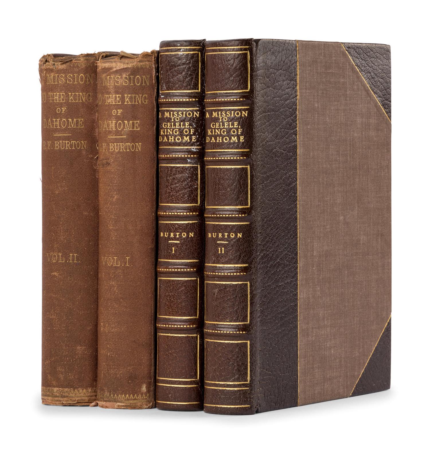[TRAVEL & EXPLORATION]. BURTON, Richard Francis, Sir (1821-1890). A Mission to Gelele, King of Dahome. London: Tinsley Brothers, 1864.