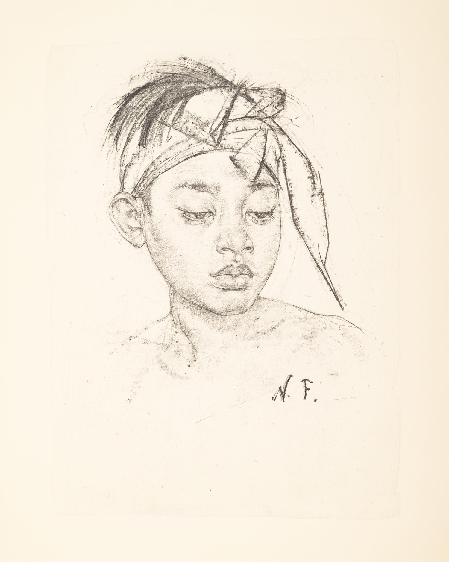 The Charcoal Drawings of Nicolai Fechin (16 prints in their original portfolio)