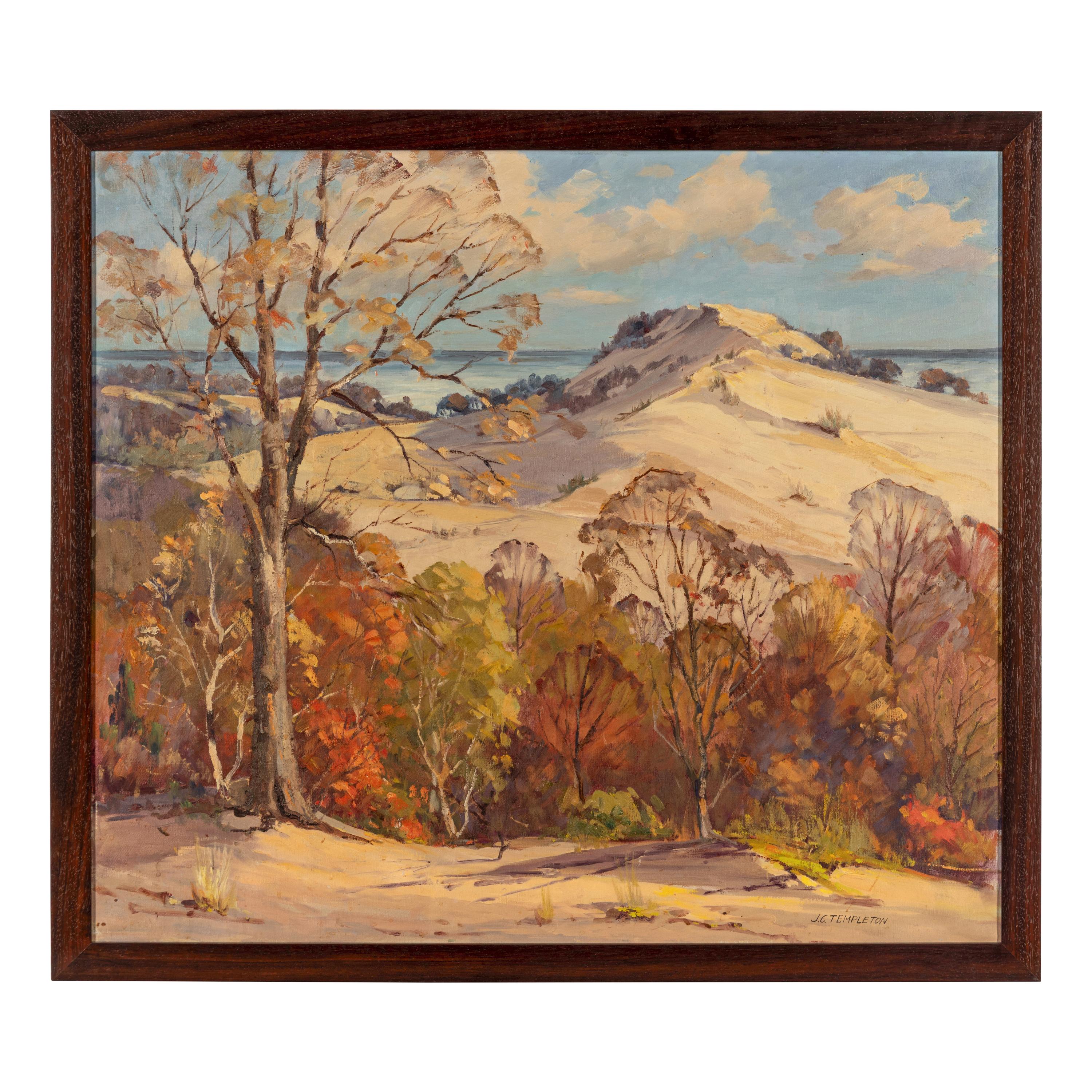 John C. Templeton (American, 1880–1958) — Autumn Dunes Scene
