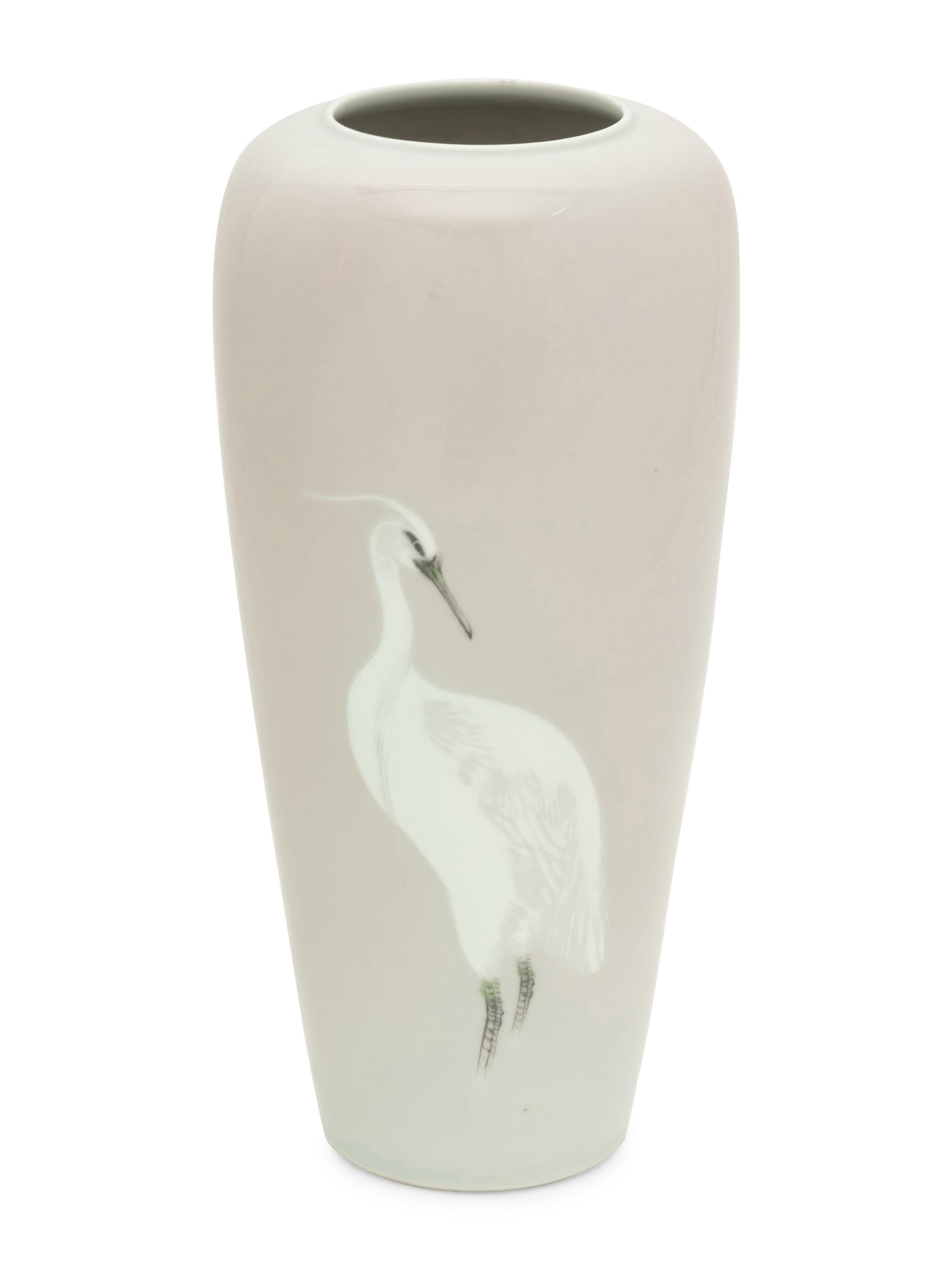 A Japanese Enameled Porcelain Vase