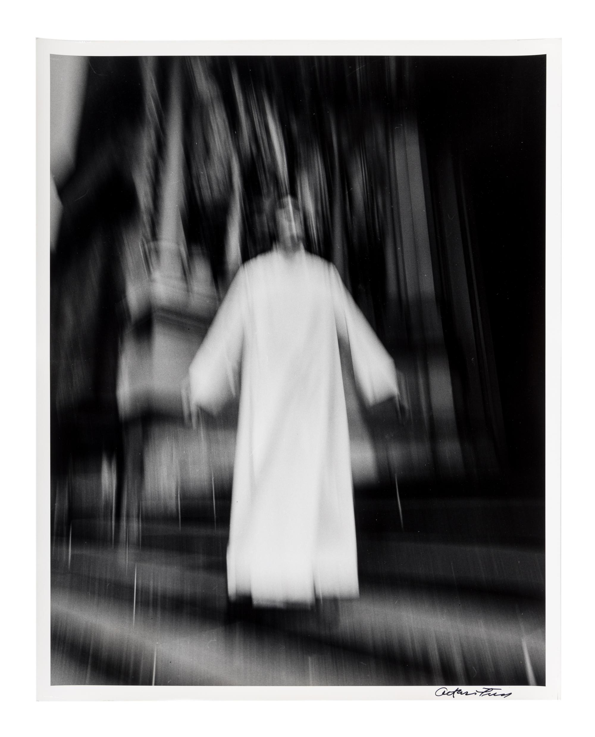 Arthur Tress (born 1940) Untitled (Figure in white robes,) 1980s