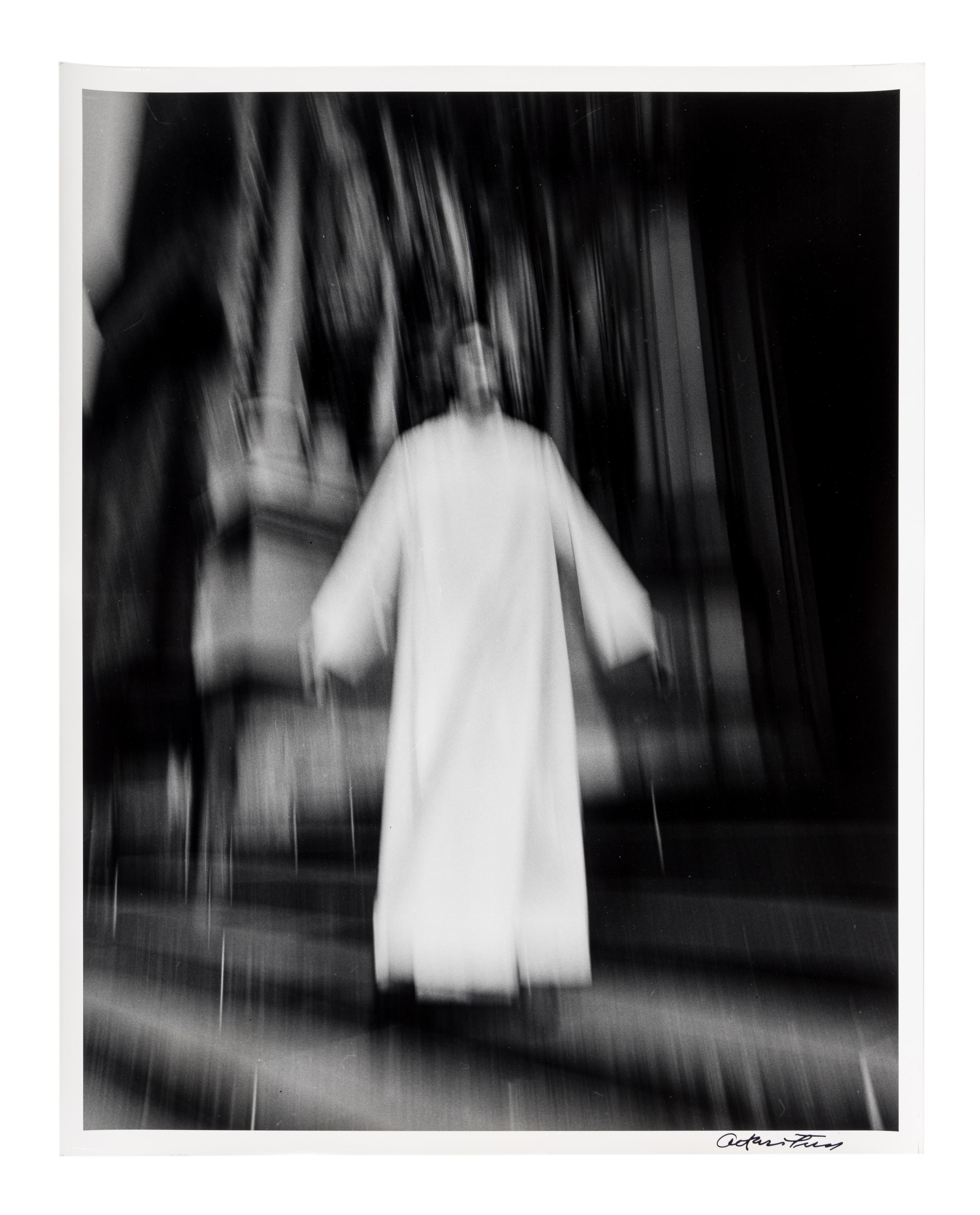 Arthur Tress (born 1940) Untitled (Figure in white robes,) 1980s