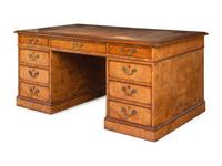 An English Walnut Partners' Desk