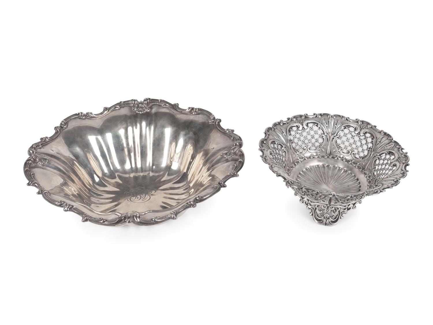 Two American Silver Bowls — FRANK WHITING AND WHITING MANUFACTURING COMPANY, 20TH CENTURY