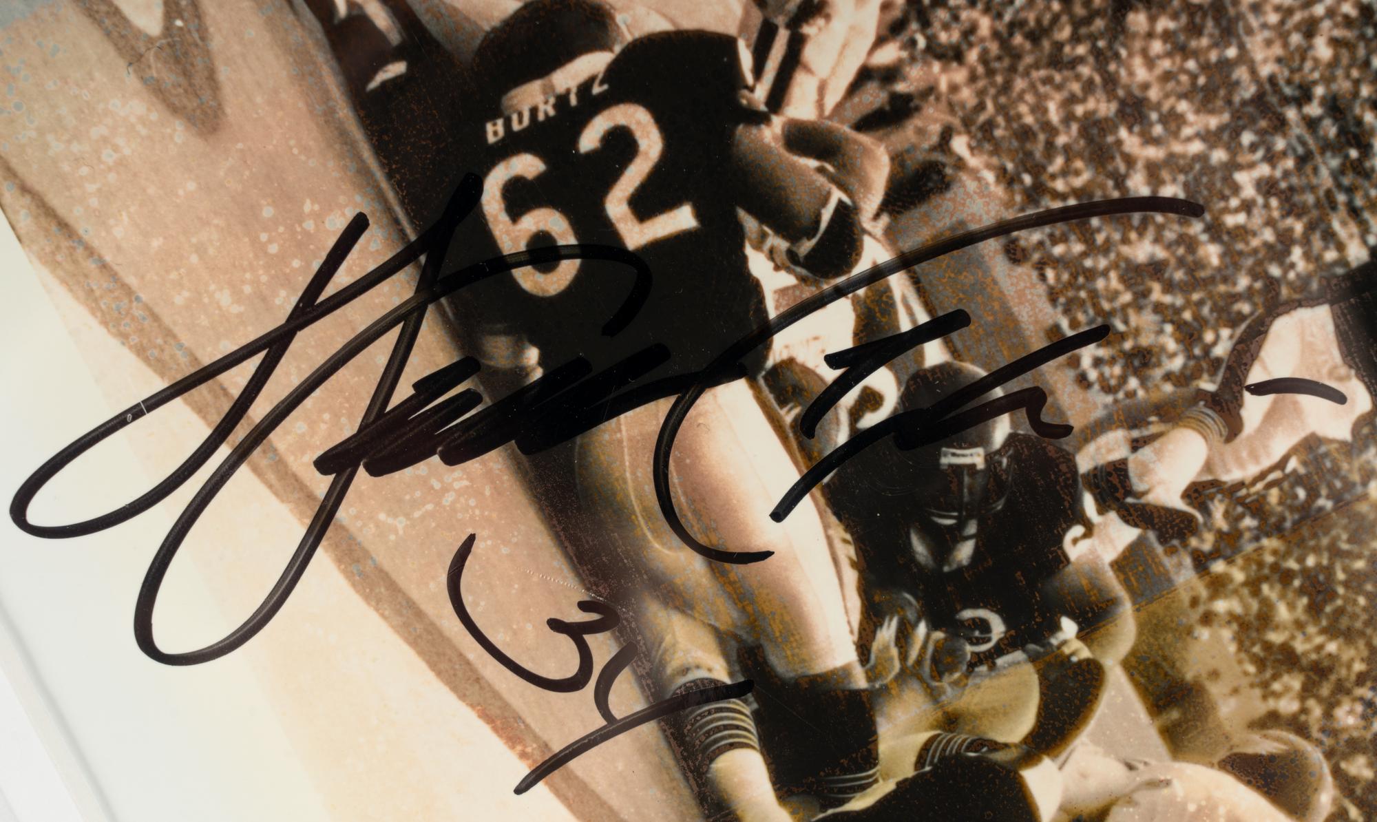 A Group of Walter Payton Custom Framed Displays