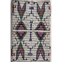 Sioux Beaded Hide Tobacco Bag