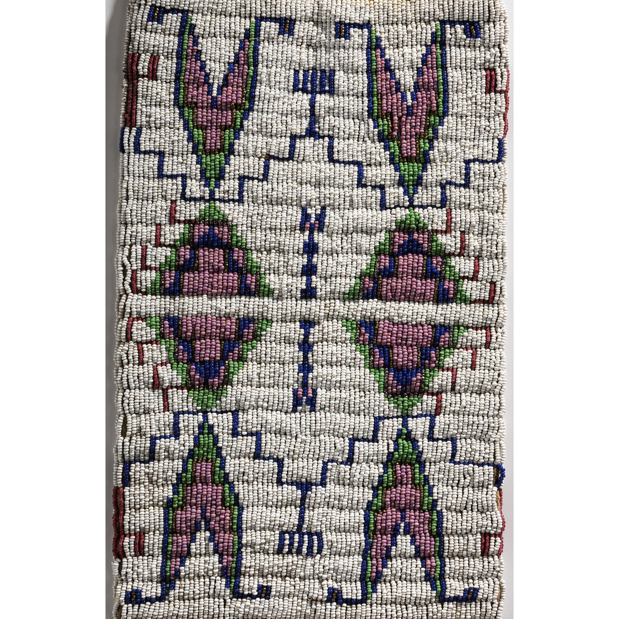 Sioux Beaded Hide Tobacco Bag
