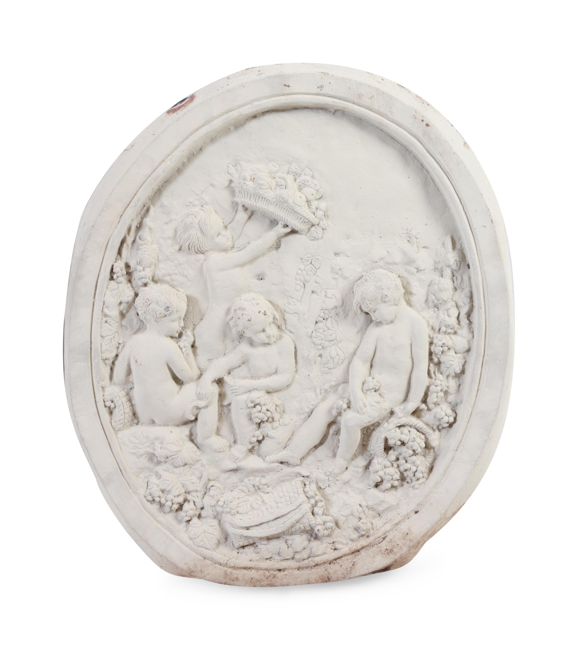 Three Louis XV Style Cast Metal and White Painted Panels