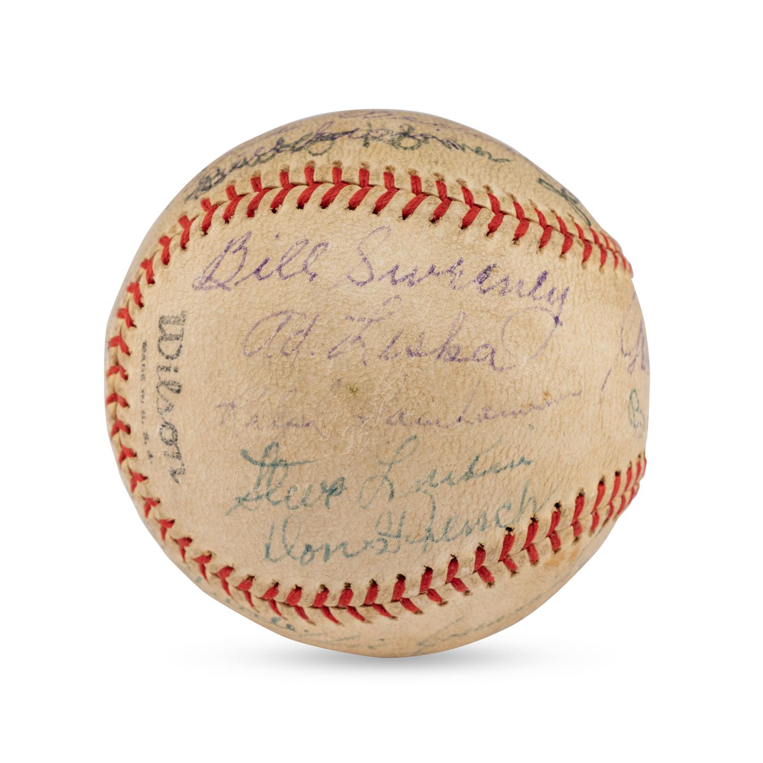 A 1936 Portland Beavers Team Signed Autograph Baseball