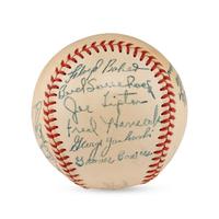 A 1949 Chicago White Sox Team Signed Autograph Baseball (JSA Auction Letter),