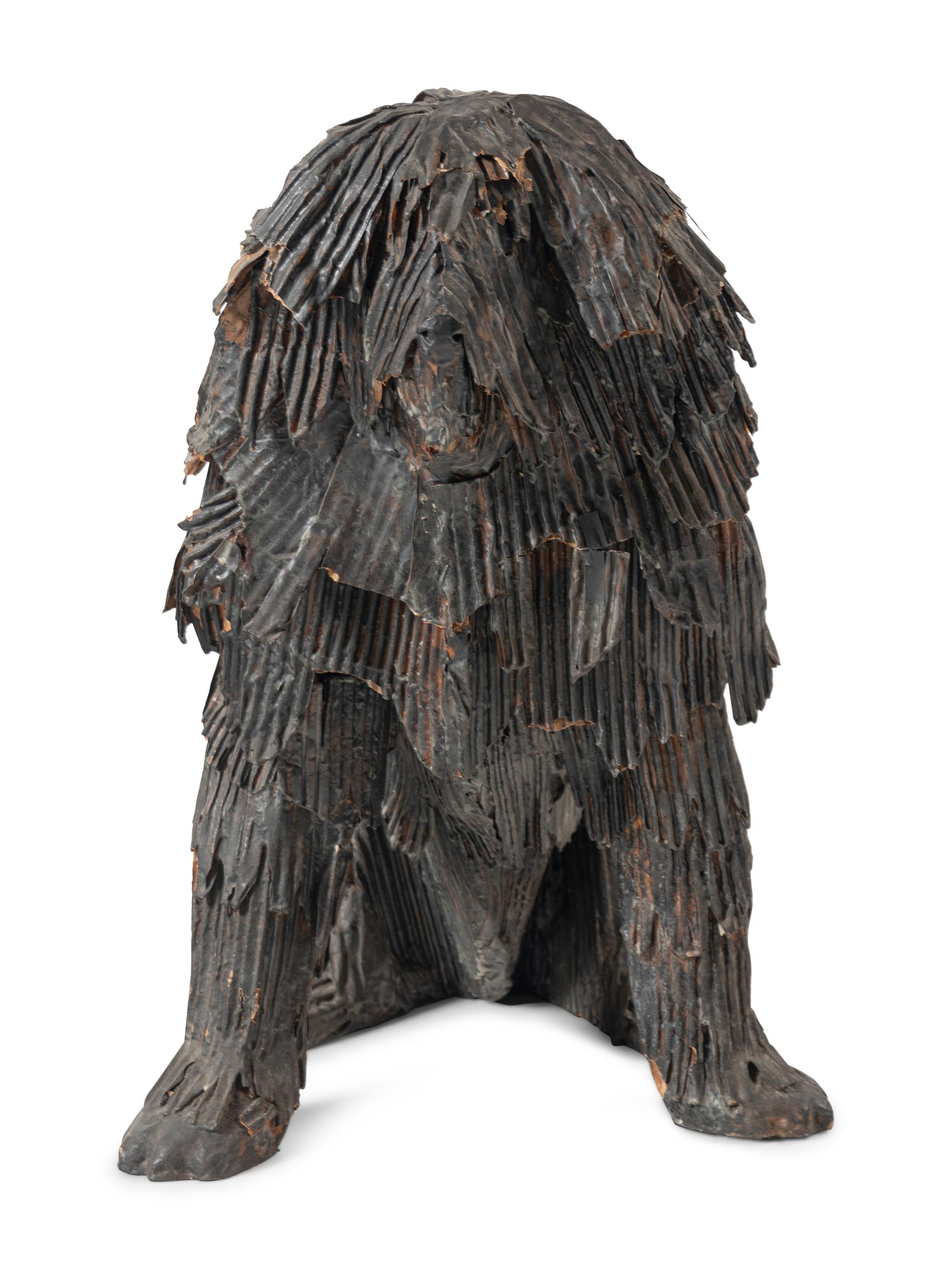 A Papier Mache Hungarian Puli