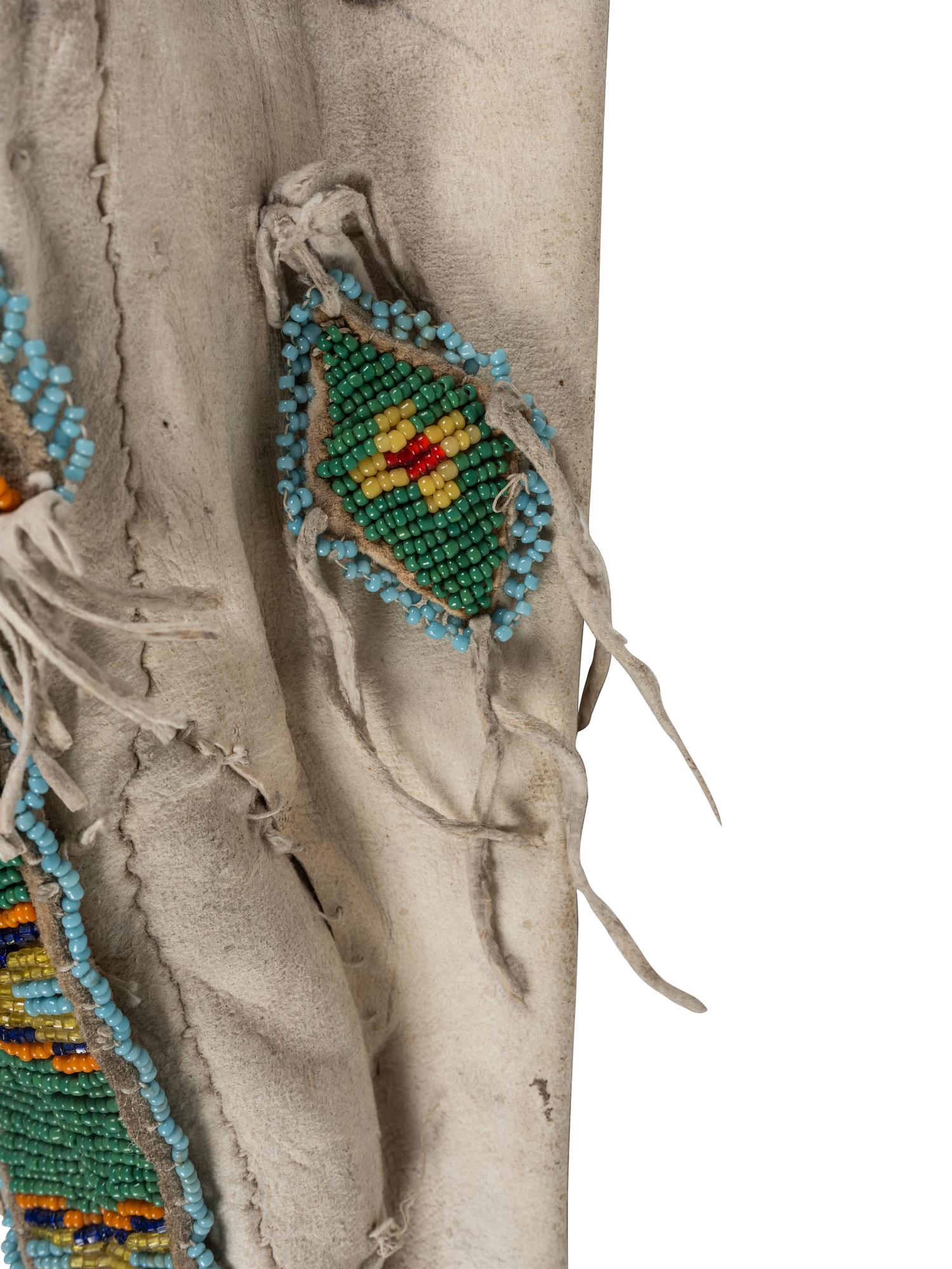 Plateau Beaded Hide Toy Cradle