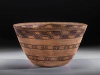 Yokut Polychrome Storage Basket