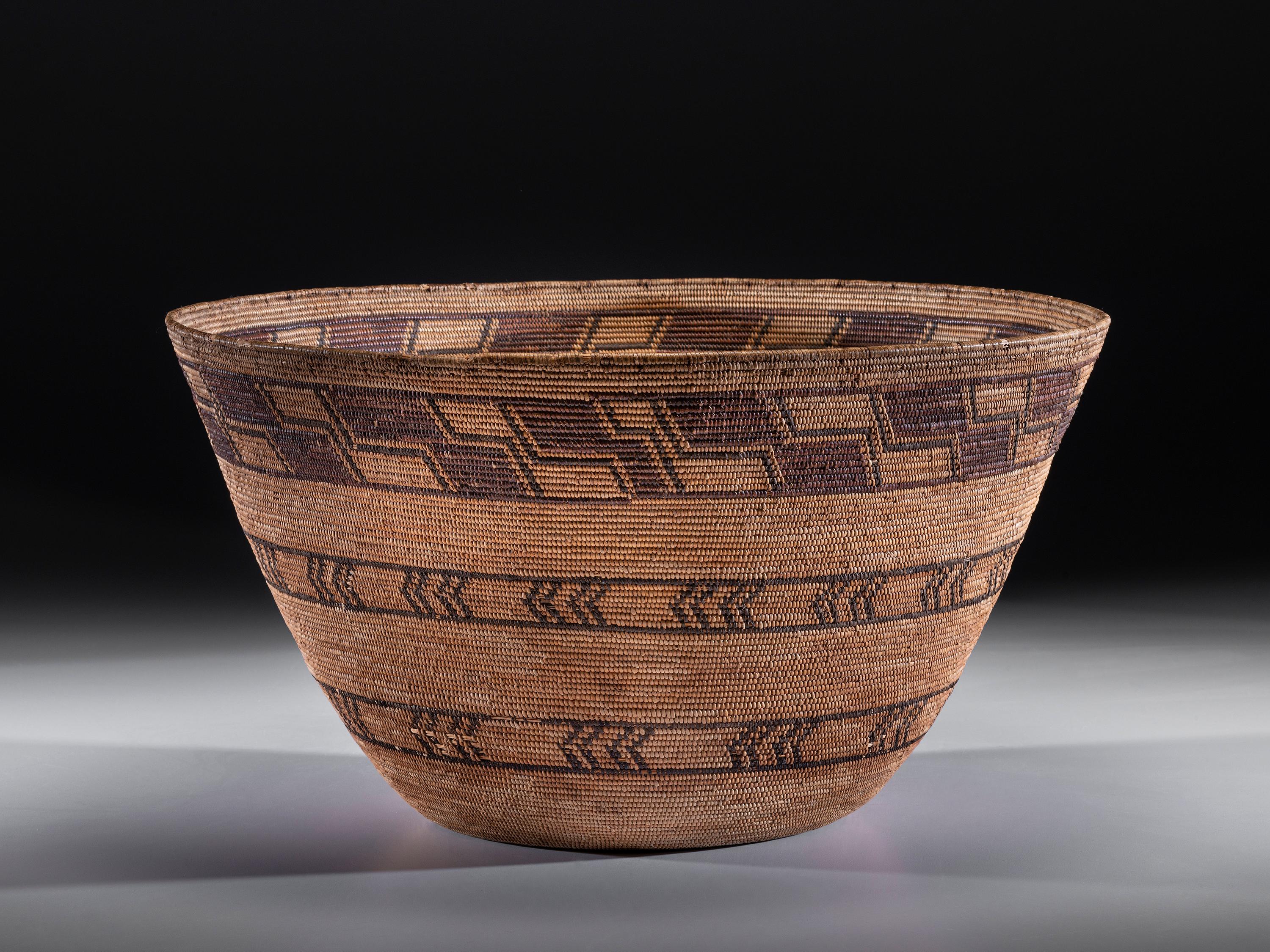 Yokut Polychrome Storage Basket