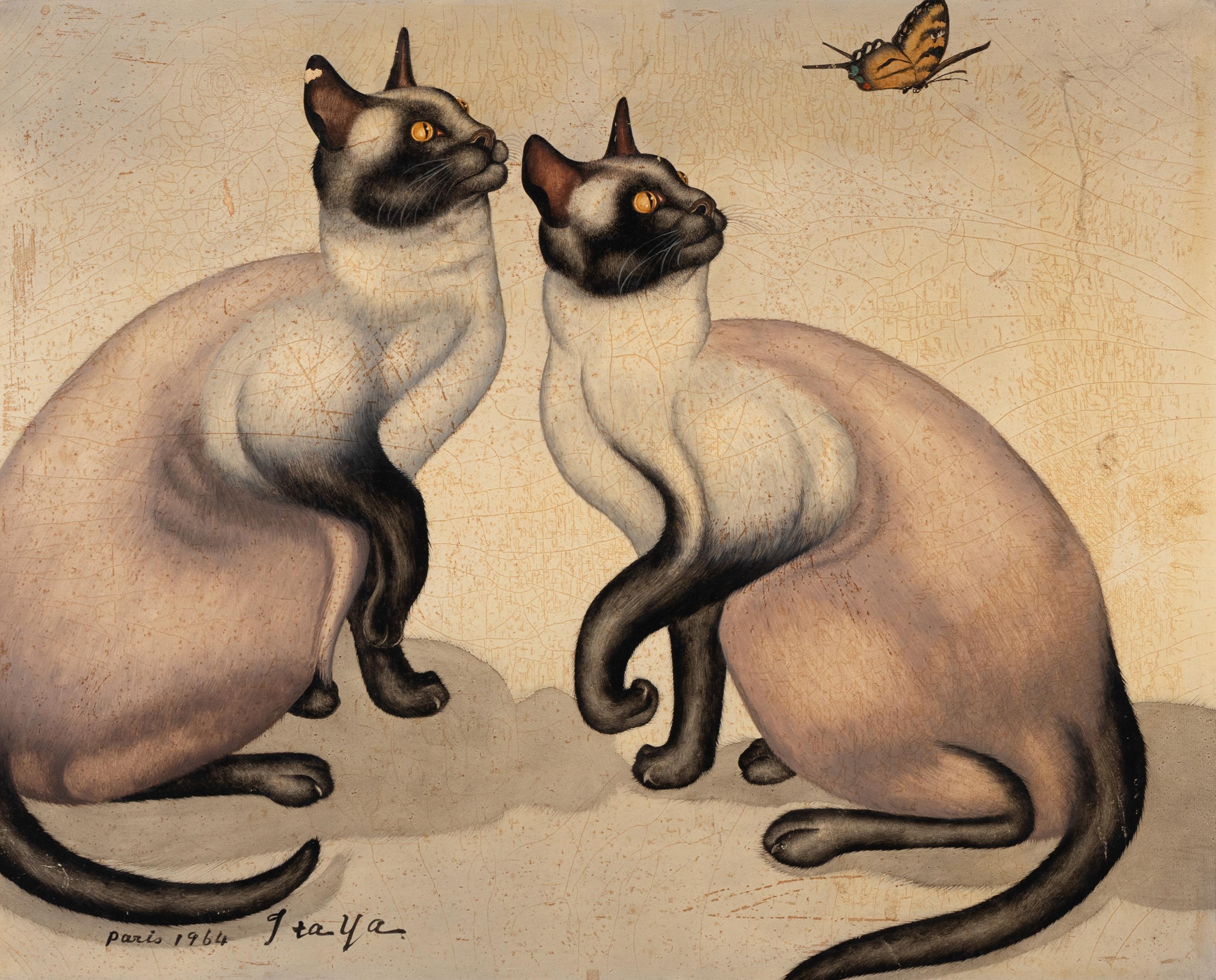 Deux Chats Siamois , 1964
