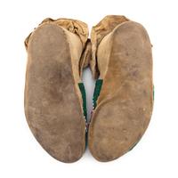 Apsáalooke [Crow] Beaded Hide Moccasins