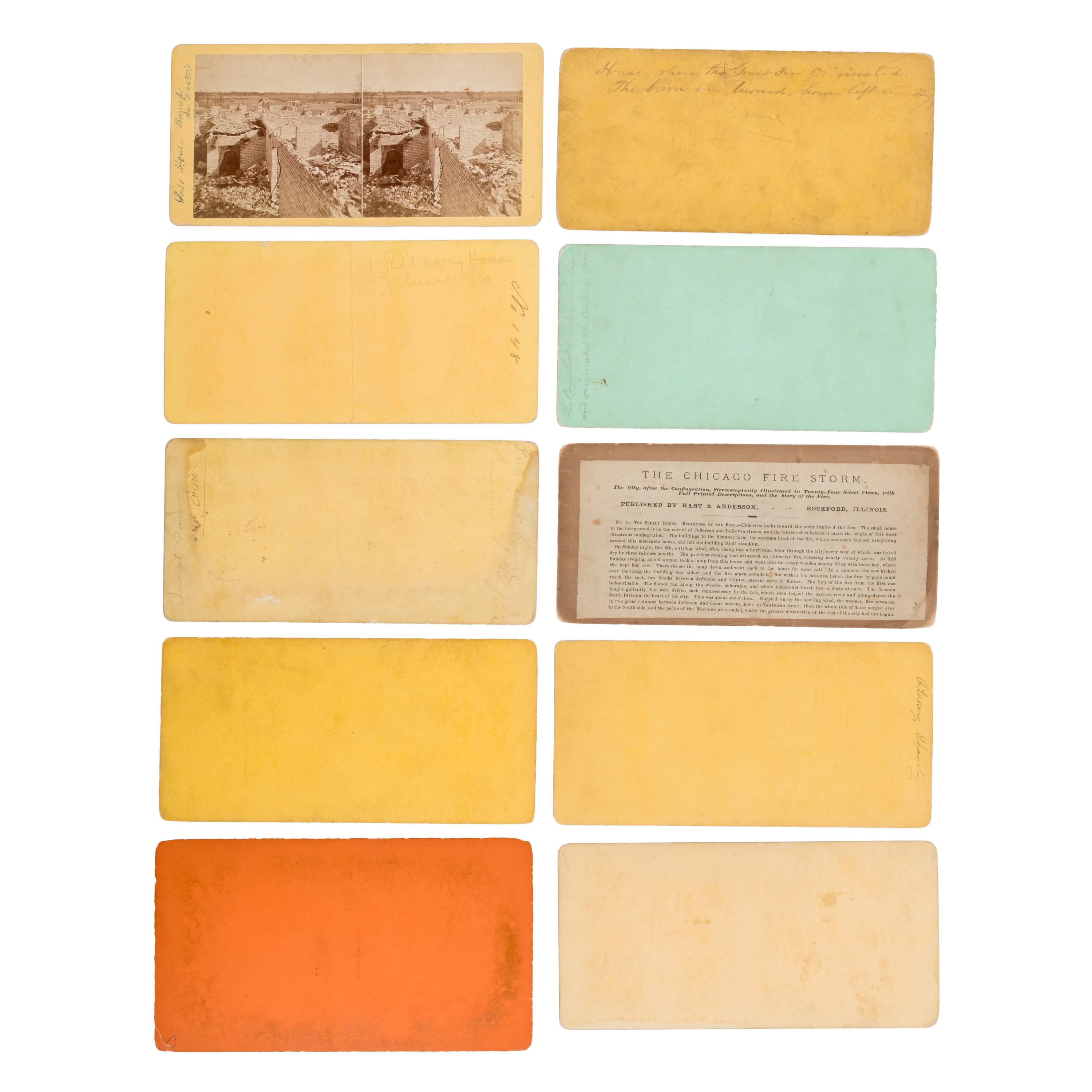 [Chicago Fire]. Crosby, L.V.H., artist. Origin of the Chicago Fire. October 9th, 1871. Washington: H.M. Kinsley, 1871.