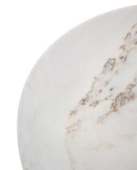A Brueton Polished Bronze Marble-Top Anello Dining Table